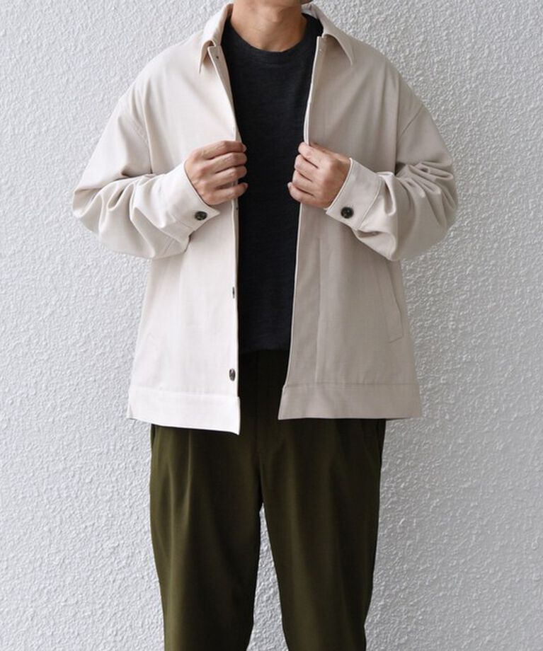 SHIPS any「SHIPS any: 〈手洗い可能〉 ショート ブルゾン 24FW◇」|ブルゾン・スタジャン|