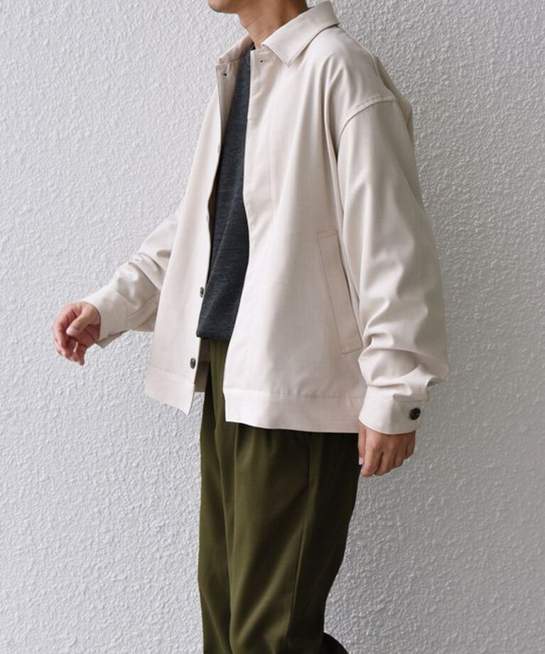 SHIPS any「SHIPS any: 〈手洗い可能〉 ショート ブルゾン 24FW◇」|ブルゾン・スタジャン|