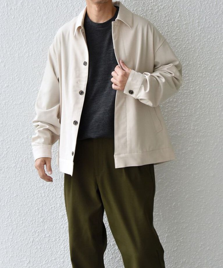 SHIPS any「SHIPS any: 〈手洗い可能〉 ショート ブルゾン 24FW◇」|ブルゾン・スタジャン|