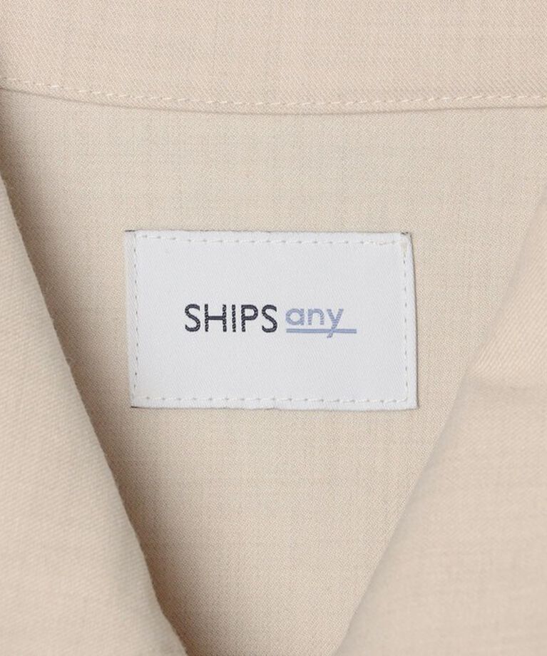 SHIPS any「SHIPS any: 〈手洗い可能〉 ショート ブルゾン 24FW◇」|ブルゾン・スタジャン|