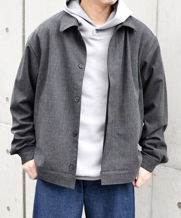 SHIPS any「SHIPS any: 〈手洗い可能〉 ショート ブルゾン 24FW◇」|ブルゾン・スタジャン|