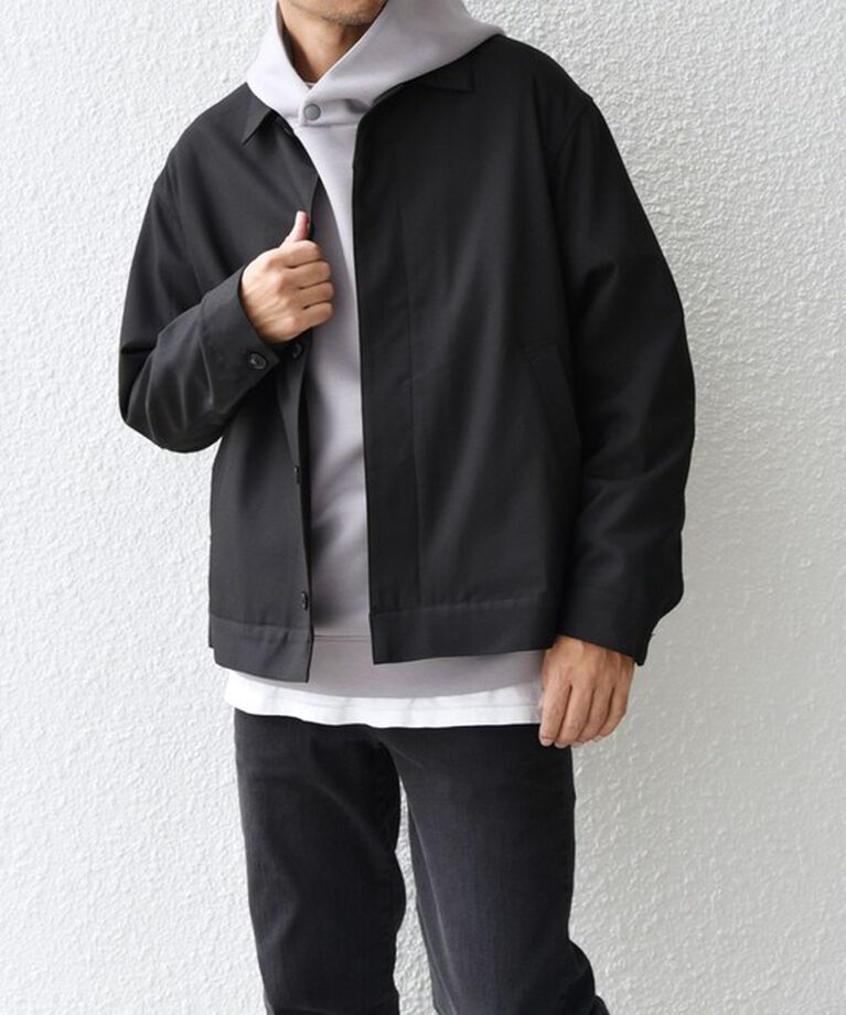 SHIPS any「SHIPS any: 〈手洗い可能〉 ショート ブルゾン 24FW◇」|ブルゾン・スタジャン|