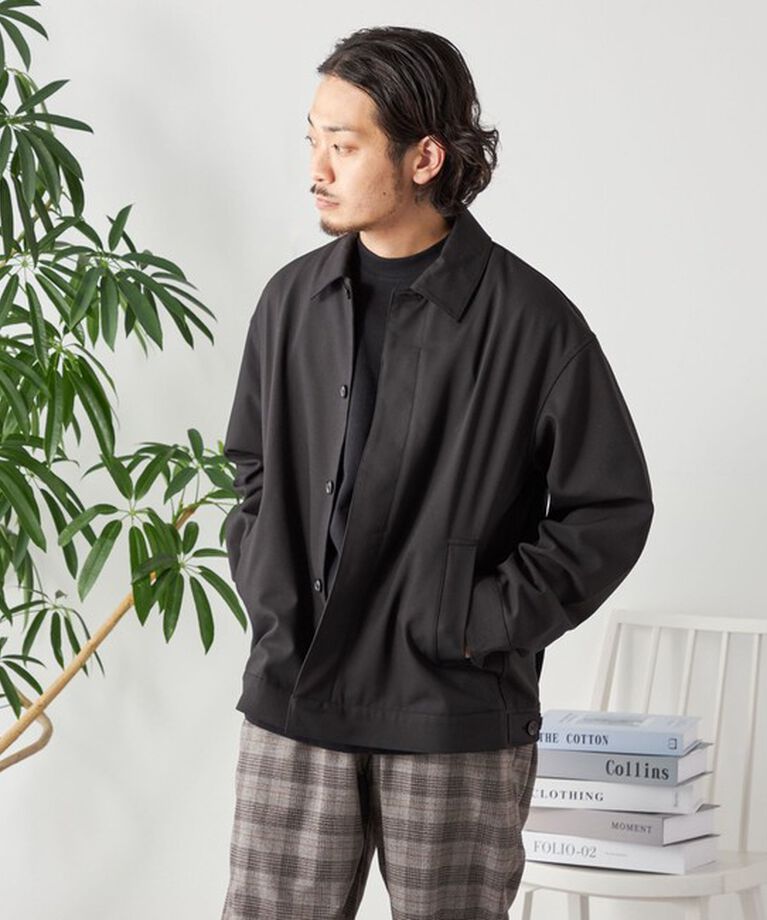 SHIPS any「SHIPS any: 〈手洗い可能〉 ショート ブルゾン 24FW◇」|ブルゾン・スタジャン|