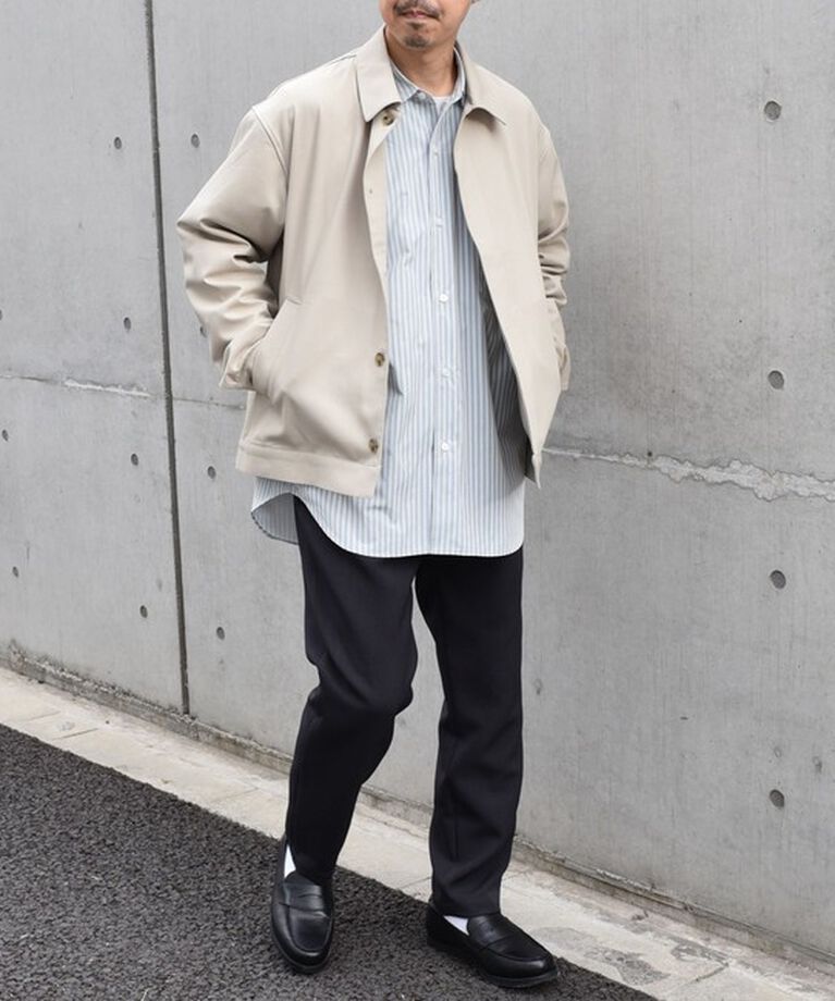 SHIPS any「SHIPS any: 〈手洗い可能〉 ショート ブルゾン 24FW◇」|ブルゾン・スタジャン|