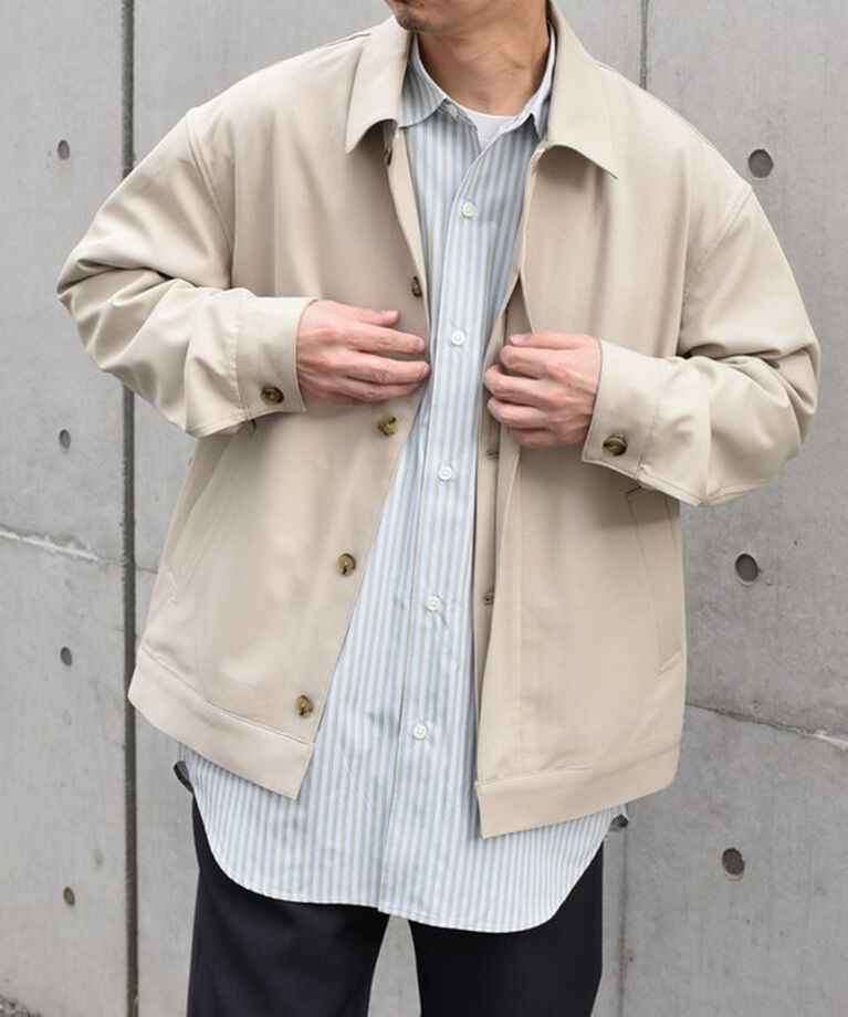 SHIPS any「SHIPS any: 〈手洗い可能〉 ショート ブルゾン 24FW◇」|ブルゾン・スタジャン|