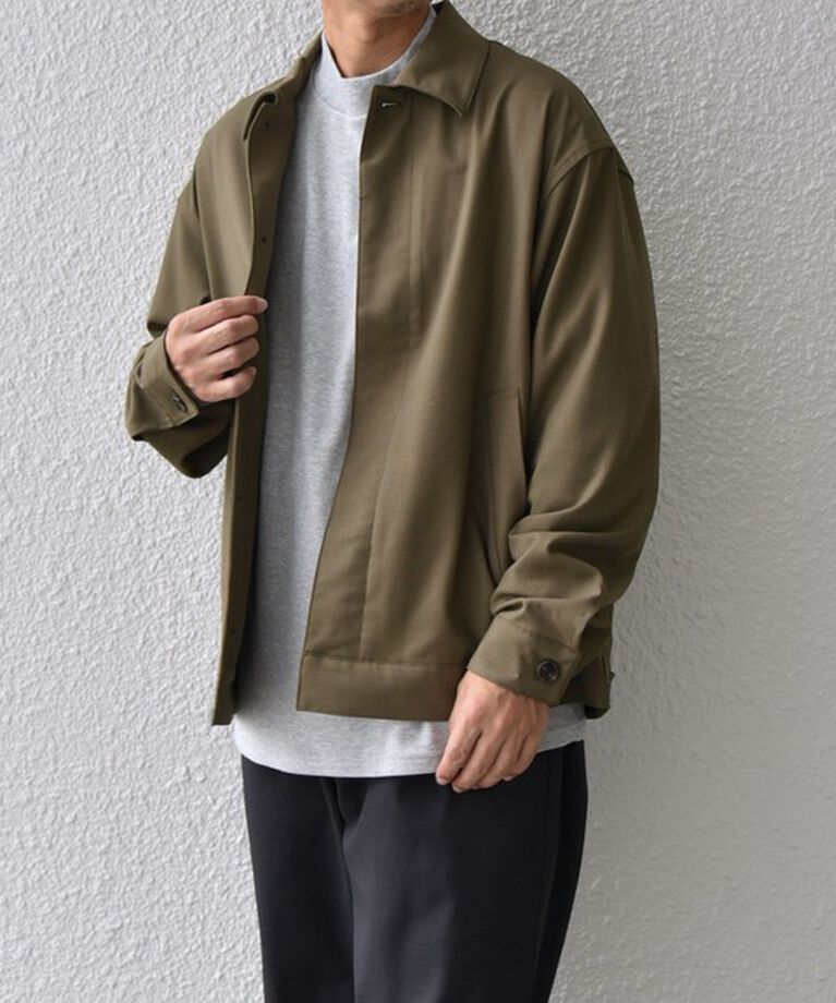 SHIPS any「SHIPS any: 〈手洗い可能〉 ショート ブルゾン 24FW◇」|ブルゾン・スタジャン|