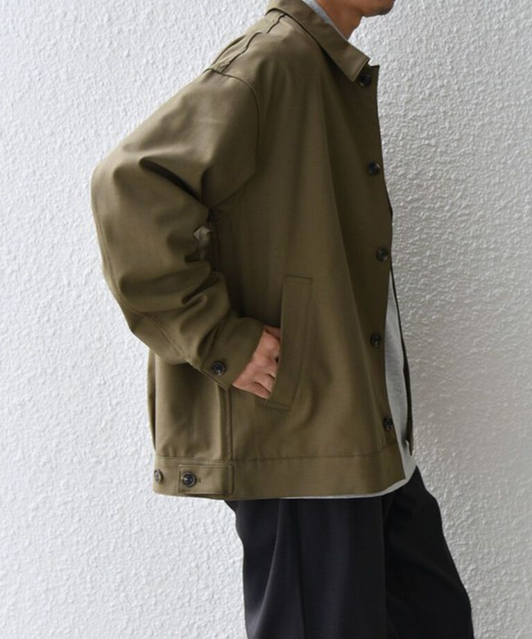 SHIPS any「SHIPS any: 〈手洗い可能〉 ショート ブルゾン 24FW◇」|ブルゾン・スタジャン|