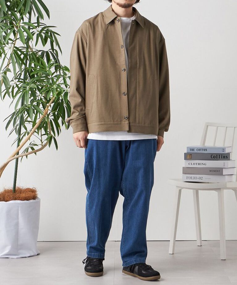SHIPS any「SHIPS any: 〈手洗い可能〉 ショート ブルゾン 24FW◇」|ブルゾン・スタジャン|