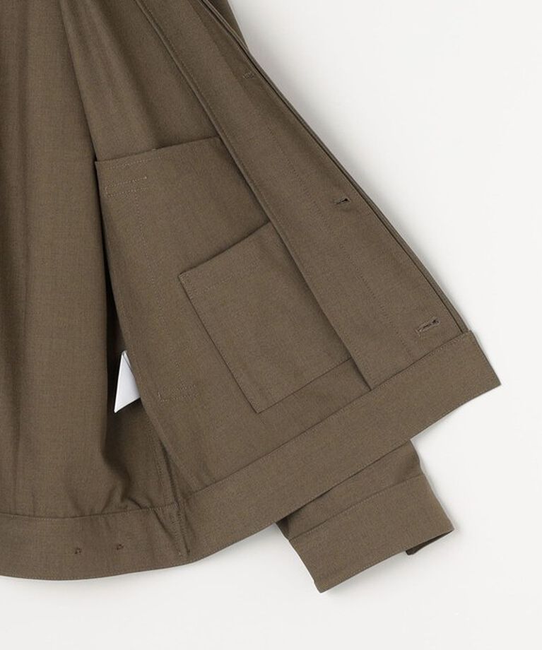 SHIPS any「SHIPS any: 〈手洗い可能〉 ショート ブルゾン 24FW◇」|ブルゾン・スタジャン|