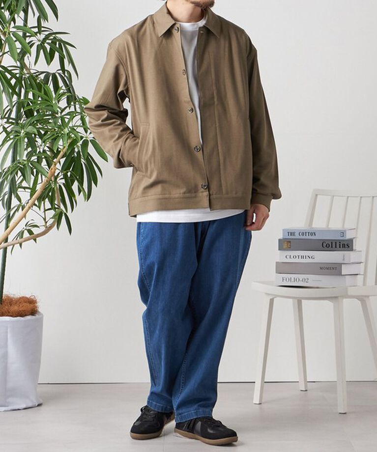 SHIPS any「SHIPS any: 〈手洗い可能〉 ショート ブルゾン 24FW◇」|ブルゾン・スタジャン|