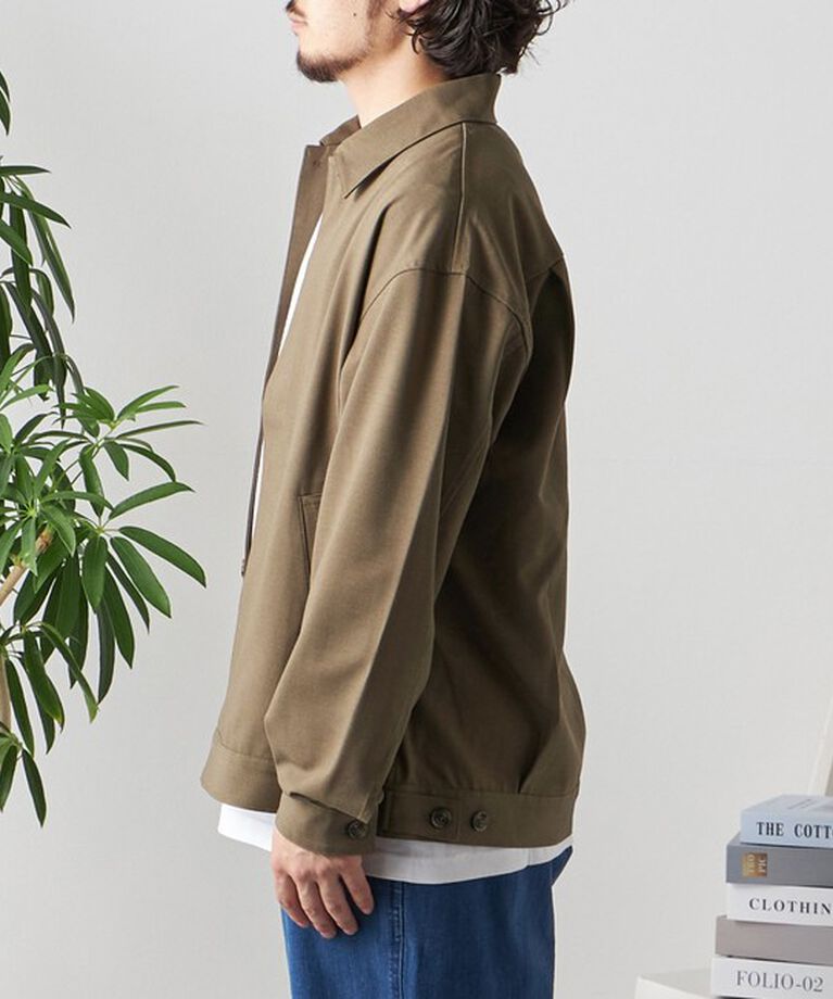 SHIPS any「SHIPS any: 〈手洗い可能〉 ショート ブルゾン 24FW◇」|ブルゾン・スタジャン|