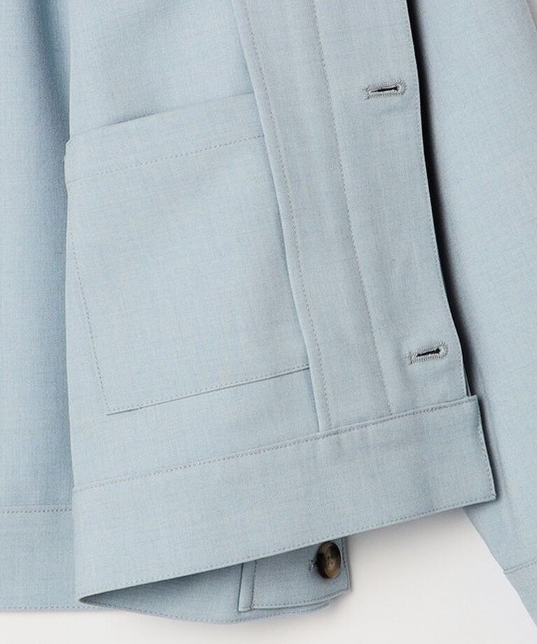 SHIPS any「SHIPS any: 〈手洗い可能〉 ショート ブルゾン 24FW◇」|ブルゾン・スタジャン|