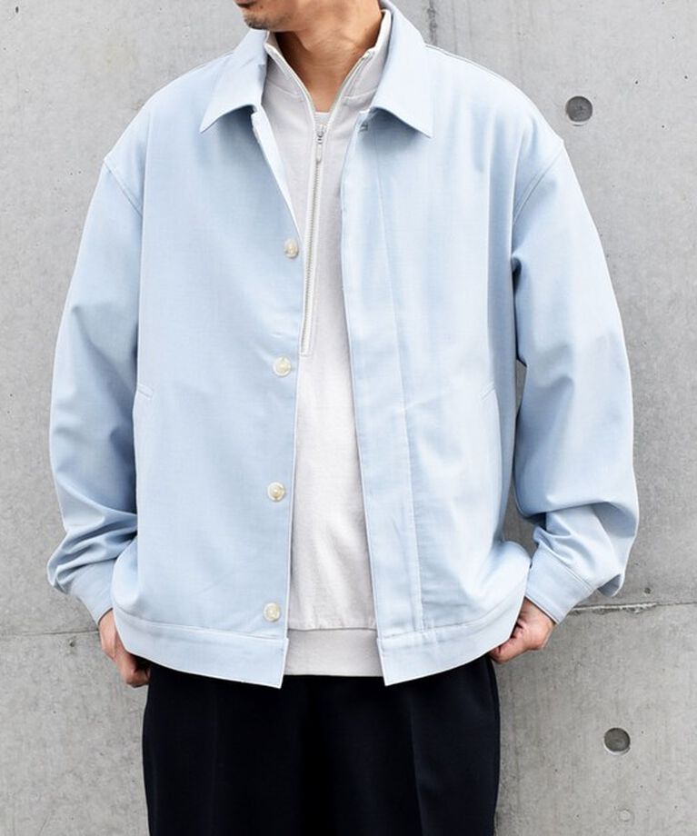 SHIPS any「SHIPS any: 〈手洗い可能〉 ショート ブルゾン 24FW◇」|ブルゾン・スタジャン|