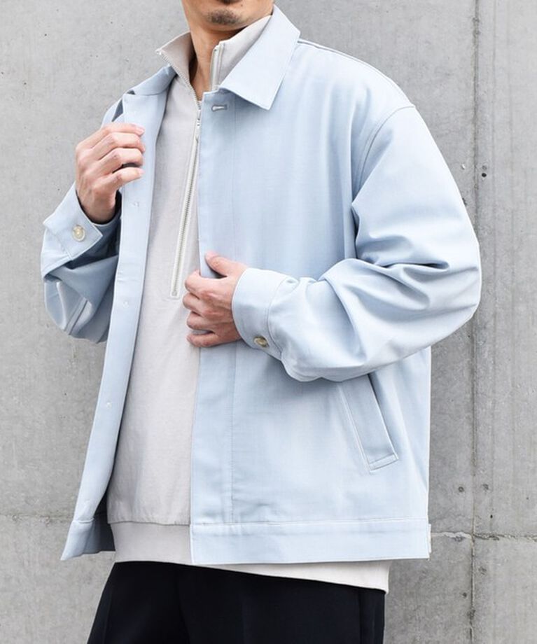 SHIPS any「SHIPS any: 〈手洗い可能〉 ショート ブルゾン 24FW◇」|ブルゾン・スタジャン|