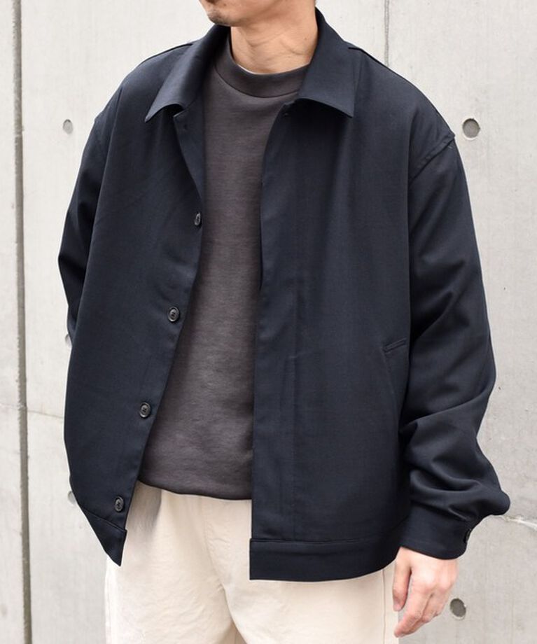 SHIPS any「SHIPS any: 〈手洗い可能〉 ショート ブルゾン 24FW◇」|ブルゾン・スタジャン|