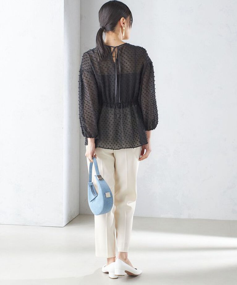 SHIPS for women「〈手洗い可能〉強撚 へビー ツイル テーパード パンツ 24SS ◇」|その他|