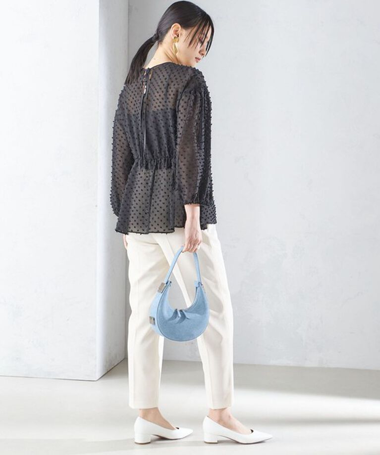 SHIPS for women「〈手洗い可能〉強撚 へビー ツイル テーパード パンツ 24SS ◇」|その他|