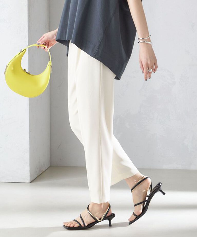 SHIPS for women「〈手洗い可能〉強撚 へビー ツイル テーパード パンツ 24SS ◇」|その他|