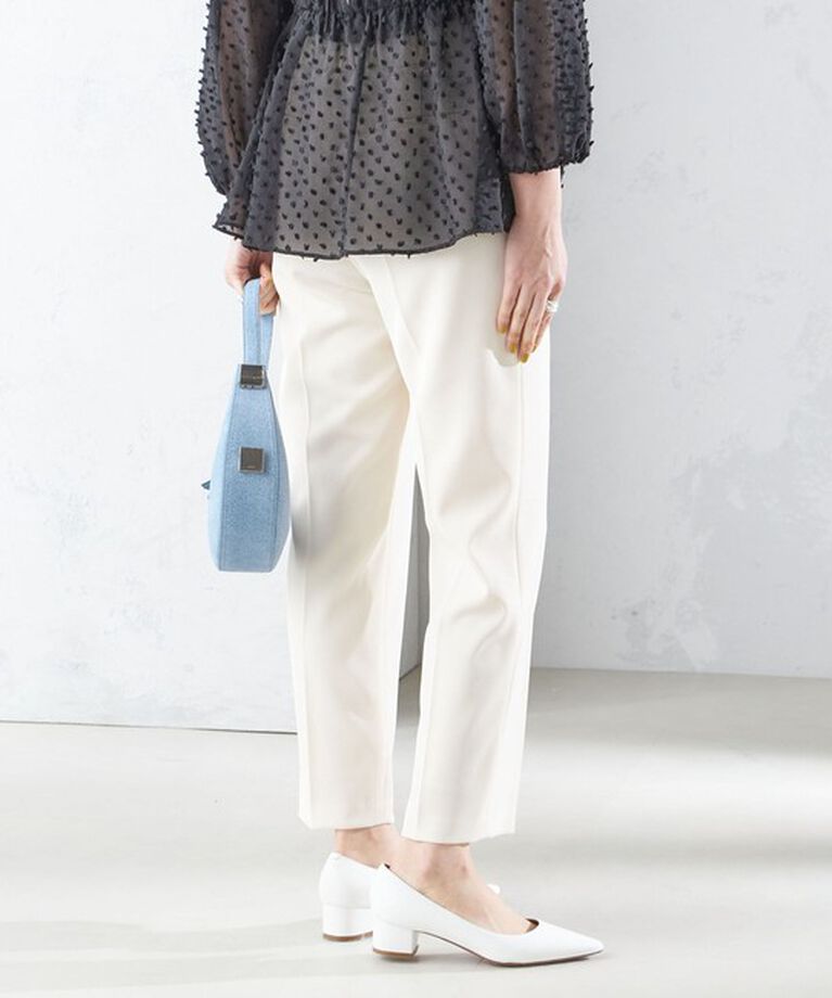SHIPS for women「〈手洗い可能〉強撚 へビー ツイル テーパード パンツ 24SS ◇」|その他|
