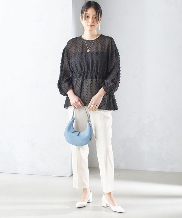 SHIPS for women「〈手洗い可能〉強撚 へビー ツイル テーパード パンツ 24SS ◇」|その他|