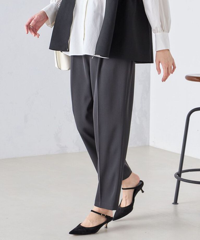 SHIPS for women「〈手洗い可能〉強撚 へビー ツイル テーパード パンツ 24SS ◇」|その他|
