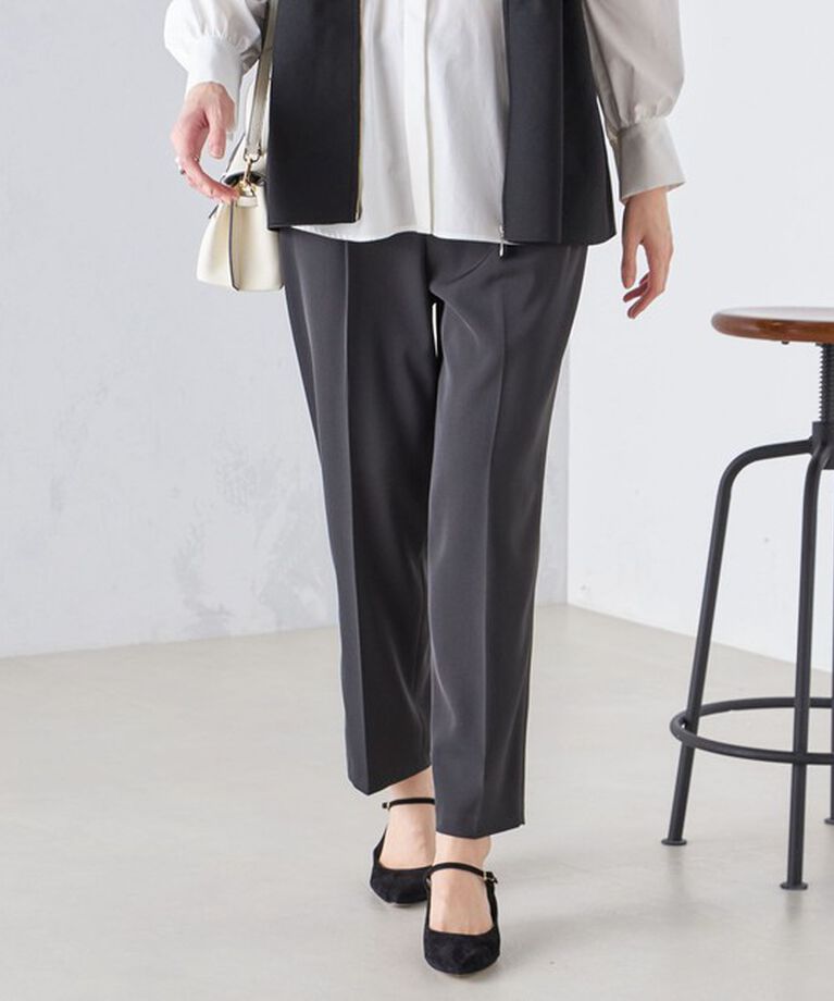 SHIPS for women「〈手洗い可能〉強撚 へビー ツイル テーパード パンツ 24SS ◇」|その他|