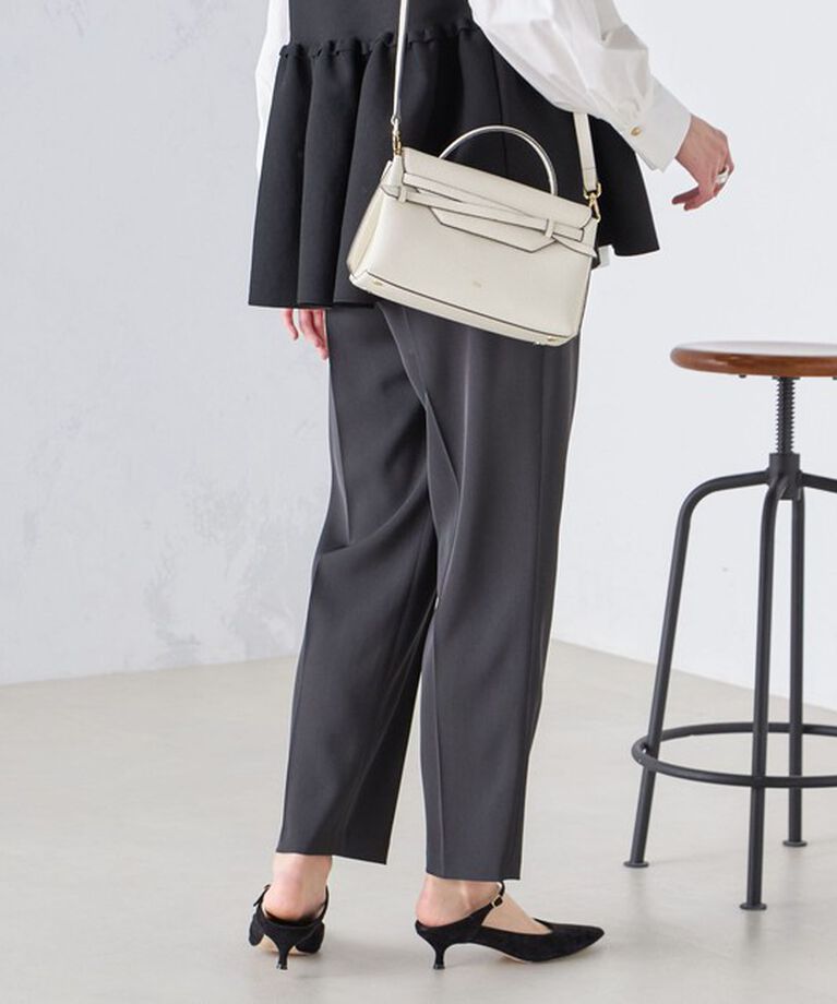 SHIPS for women「〈手洗い可能〉強撚 へビー ツイル テーパード パンツ 24SS ◇」|その他|
