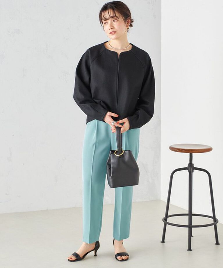 SHIPS for women「〈手洗い可能〉強撚 へビー ツイル テーパード パンツ 24SS ◇」|その他|