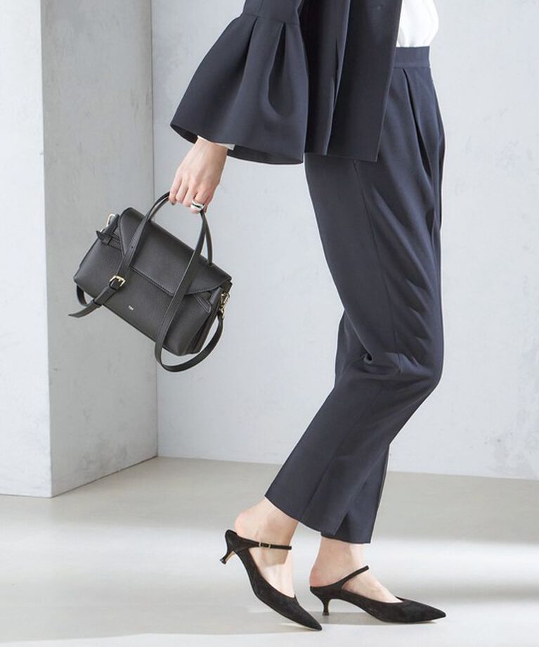 SHIPS for women「〈セレモニー対応可〉〈手洗い可能〉ダブルクロス パンツ 24SS（セットアップ対応）◇」|その他|