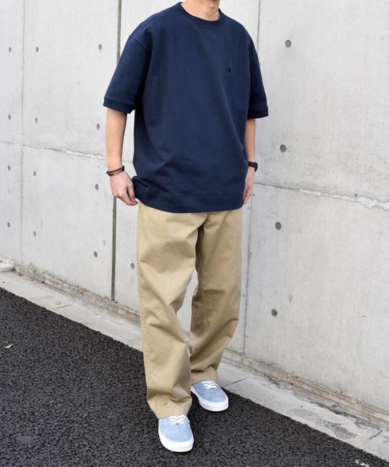 SHIPS any「【SHIPS any別注】Champion: 1トーン ロゴ ライト スウェット Tシャツ◇」|Tシャツ・カットソー|