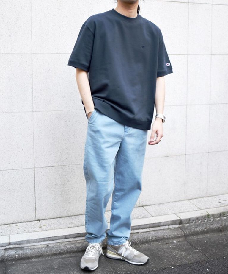 SHIPS any「【SHIPS any別注】Champion: 1トーン ロゴ ライト スウェット Tシャツ◇」|Tシャツ・カットソー|