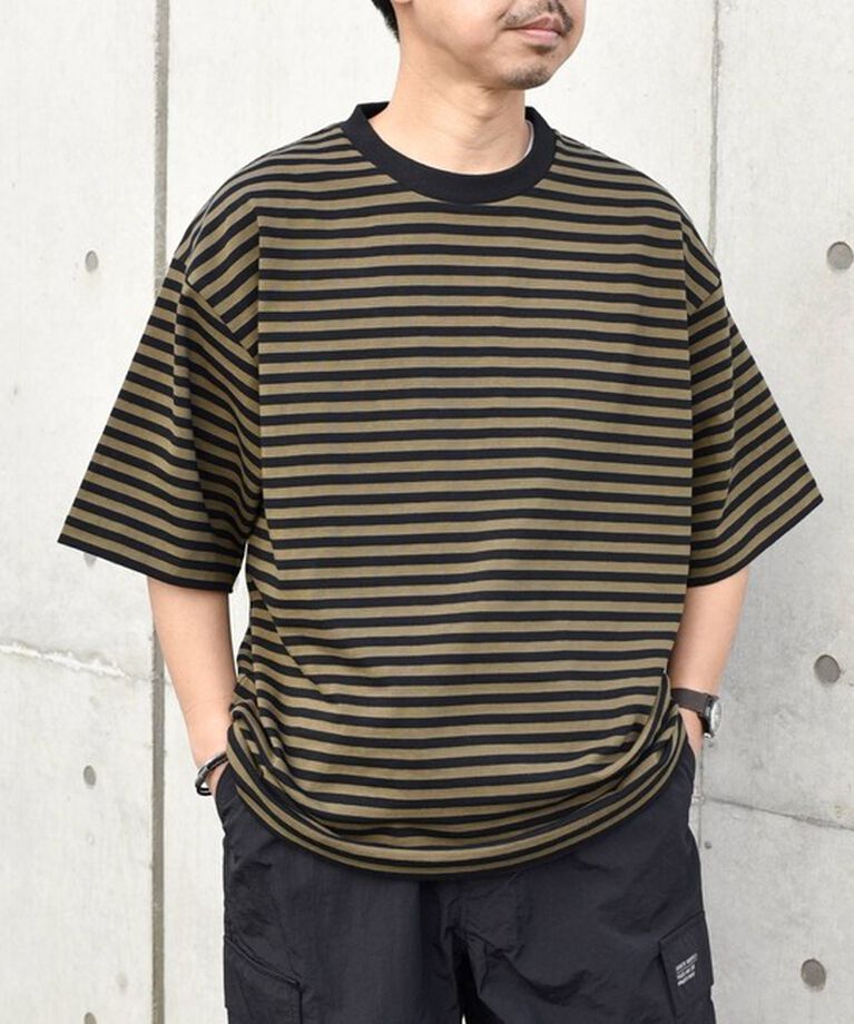 SHIPS any「SHIPS any: ベーシック ボーダー リラックス Ｔシャツ 24SS◇」|Tシャツ・カットソー|