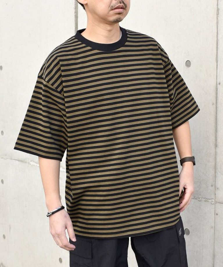 SHIPS any「SHIPS any: ベーシック ボーダー リラックス Ｔシャツ 24SS◇」|Tシャツ・カットソー|