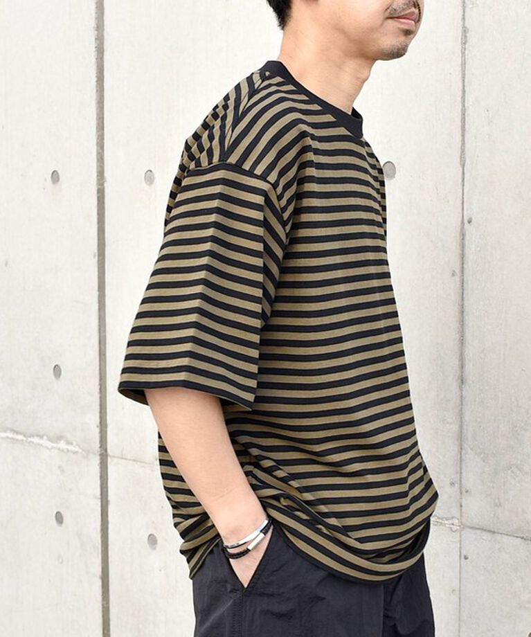 SHIPS any「SHIPS any: ベーシック ボーダー リラックス Ｔシャツ 24SS◇」|Tシャツ・カットソー|