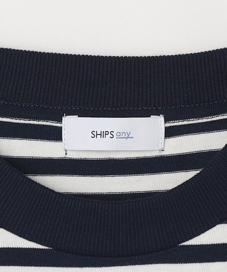 SHIPS any「SHIPS any: ベーシック ボーダー リラックス Ｔシャツ 24SS◇」|Tシャツ・カットソー|