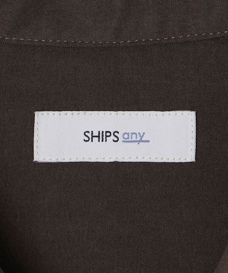 SHIPS any「SHIPS any:〈接触冷感・洗濯機可能・抗ピリング〉アイススエード ダブルポケット シャツ◇」|シャツ・ブラウス|