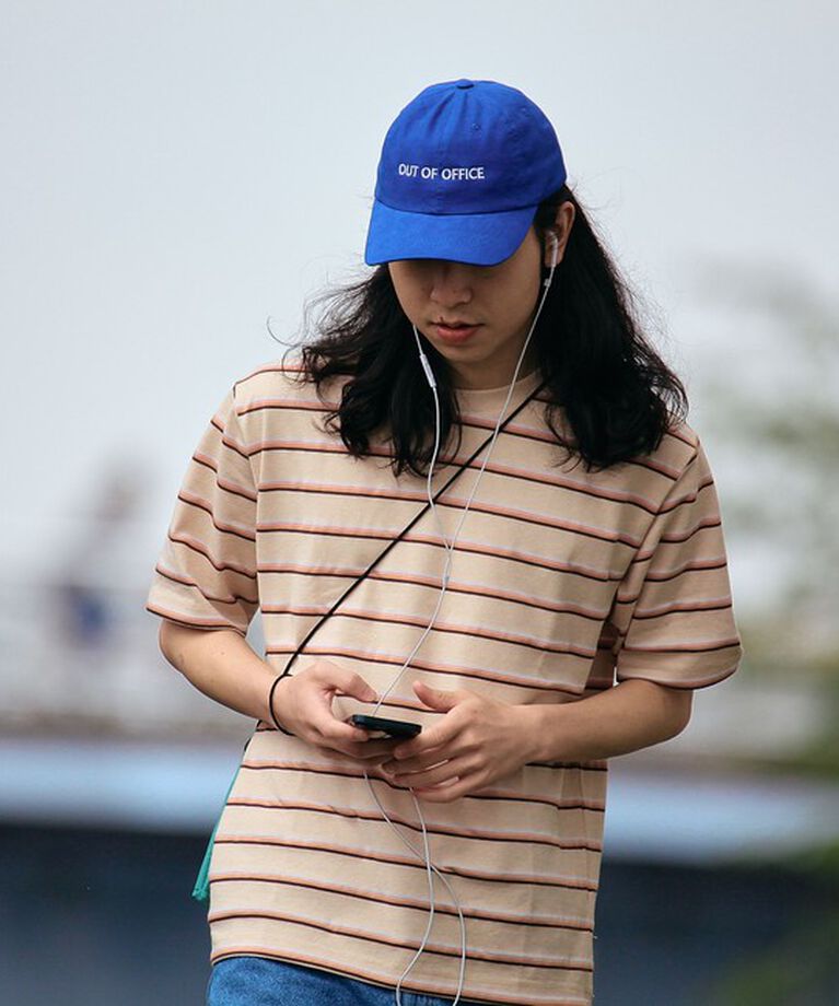 SHIPS「SHIPS: TEXBRID(R) リネン グラデーション ボーダー Tシャツ」|Tシャツ・カットソー|