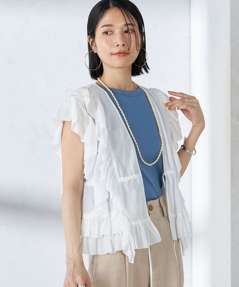 SHIPS for women「【SHIPS別注】onit:〈洗濯機可能〉アメリカンスリーブ タンクトップ」|タンクトップ|