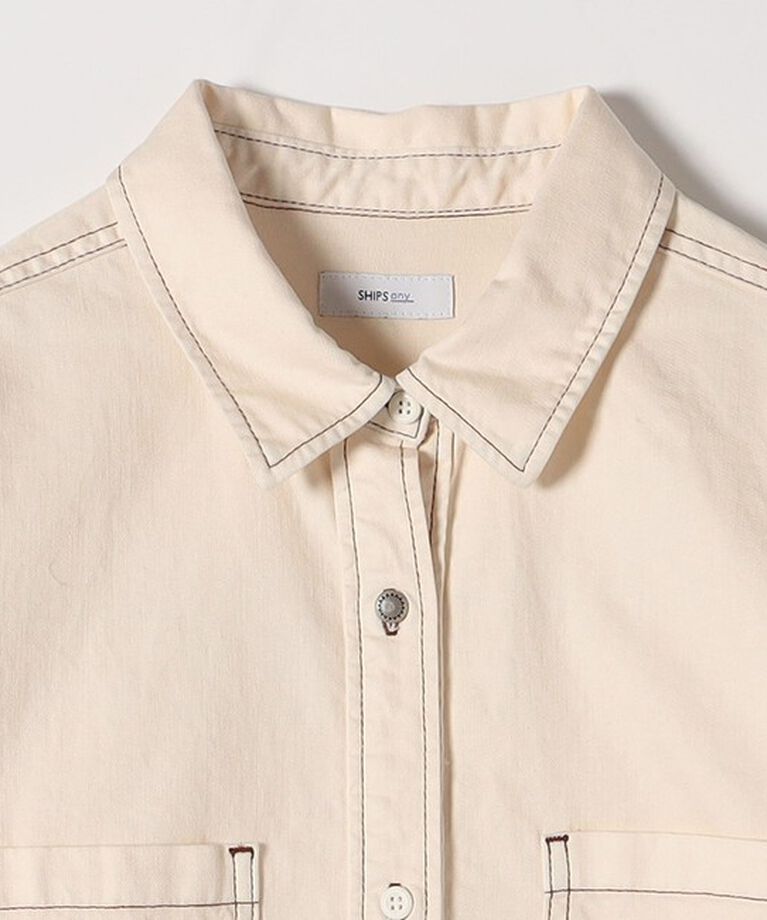 SHIPS any「SHIPS any: デニム ポケット シャツ［SHIPS any DENIM］」|シャツ・ブラウス|