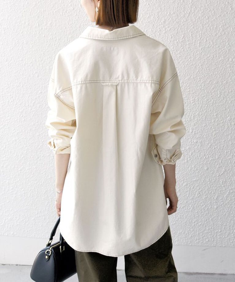 SHIPS any「SHIPS any: デニム ポケット シャツ［SHIPS any DENIM］」|シャツ・ブラウス|
