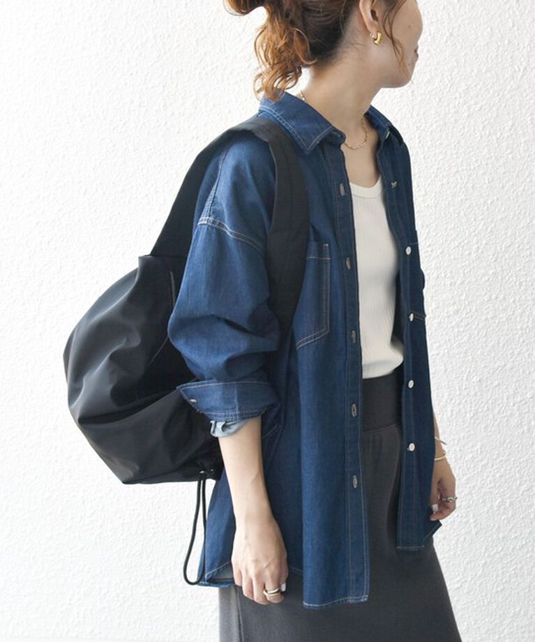 SHIPS any「SHIPS any: デニム ポケット シャツ［SHIPS any DENIM］」|シャツ・ブラウス|