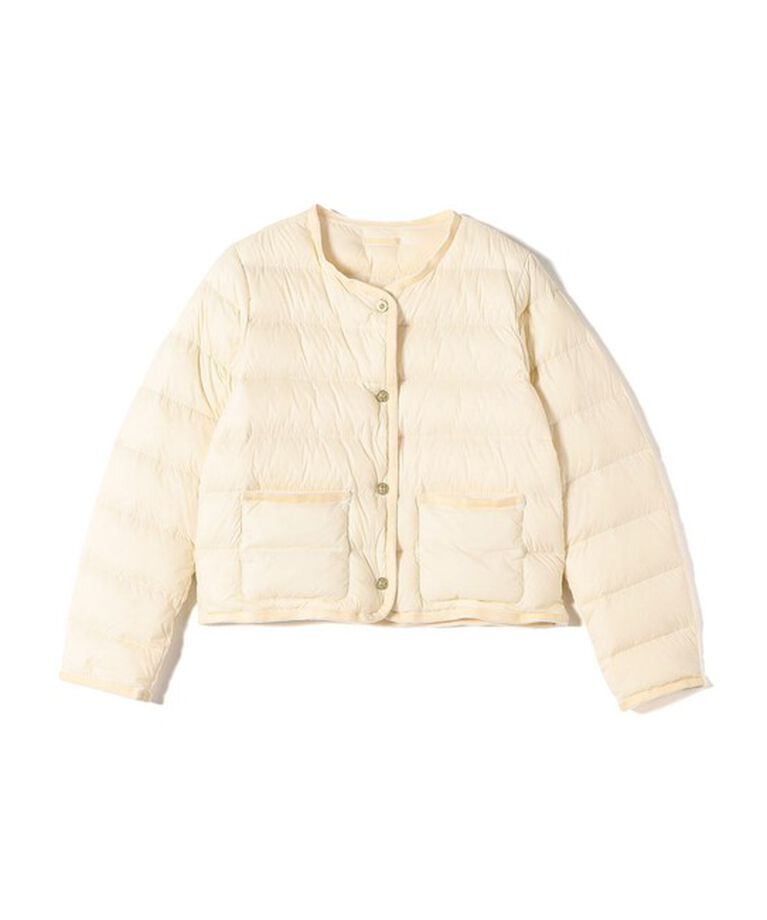 SHIPS for women「【SHIPS別注】TAION:〈手洗い可能〉パイピング ノーカラー ダウン ジャケット」|その他|