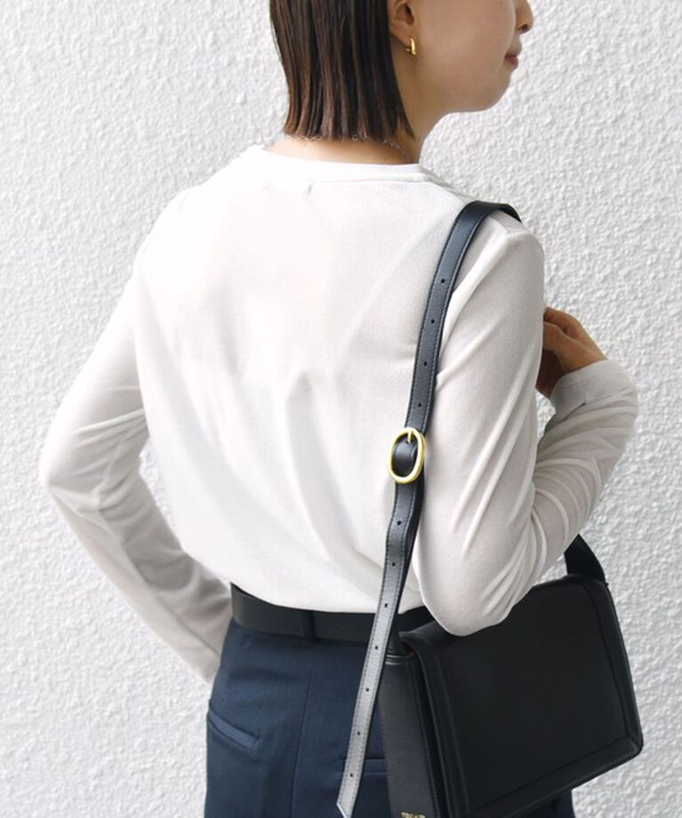 SHIPS for women「シアー トリコット ロングスリーブ TEE」|Tシャツ・カットソー|