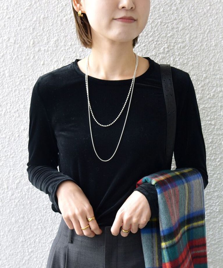 SHIPS for women「シアー トリコット ロングスリーブ TEE」|Tシャツ・カットソー|
