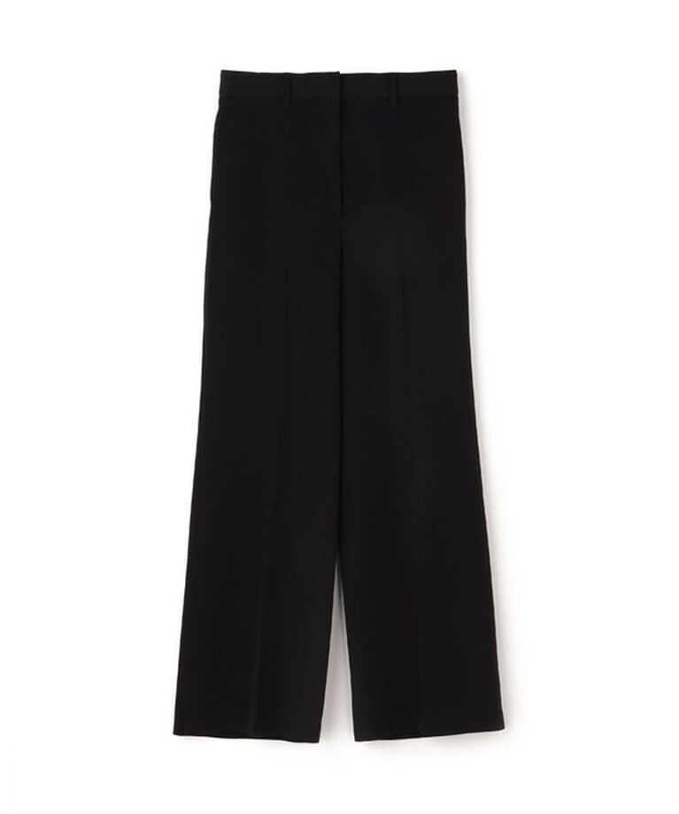 Ballsey「ライトダブルクロス セミフレアパンツ」|スラックス|19 ブラック