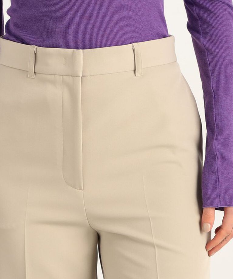 Ballsey「ライトダブルクロス セミフレアパンツ」|スラックス|