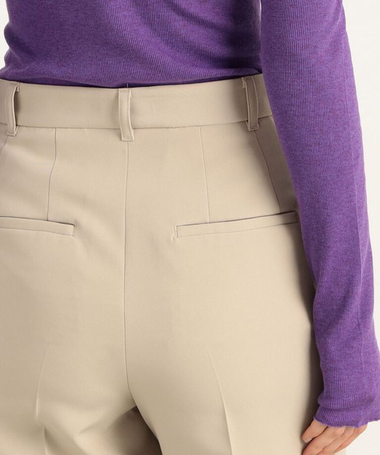 Ballsey「ライトダブルクロス セミフレアパンツ」|スラックス|