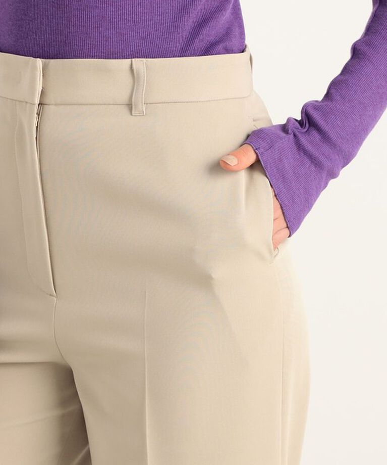 Ballsey「ライトダブルクロス セミフレアパンツ」|スラックス|