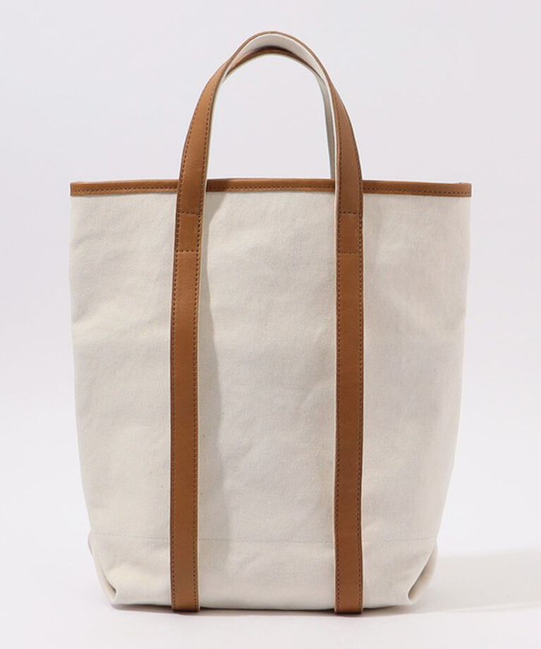 TOMORROWLAND GOODS「【別注】AMIACALVA レザーハンドルキャンバストート」|トートバッグ|