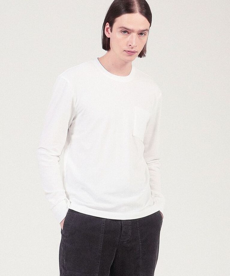 JAMES PERSE「フレンチテリー ポケット付きロングスリーブTシャツ MLWF3636」|Tシャツ・カットソー|